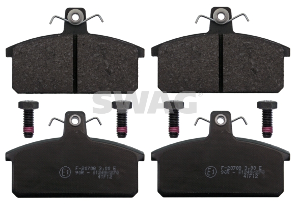 set placute frana,frana disc 72 11 6100 SWAG